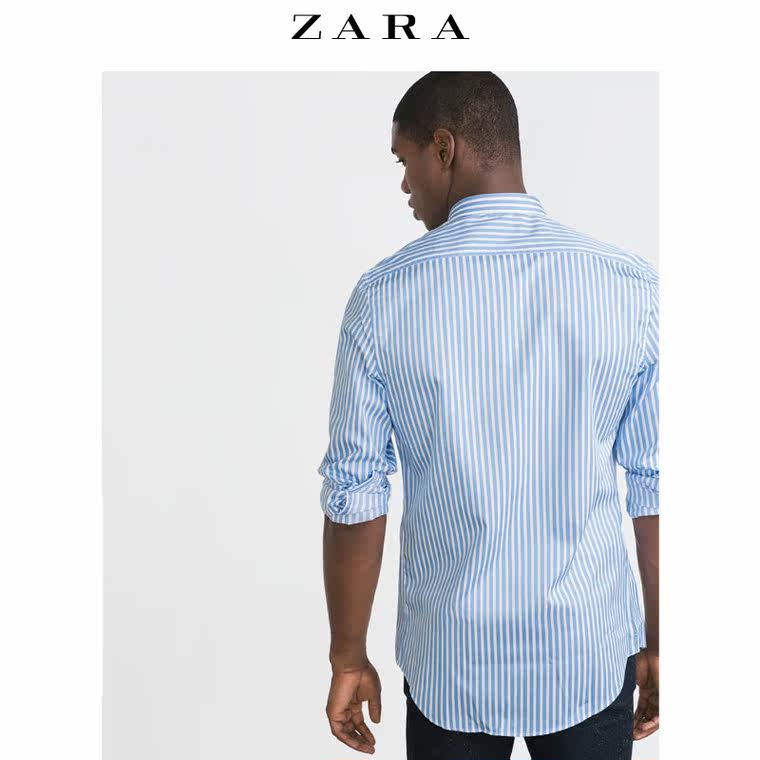 ZARA 男装 条纹衬衫 03894332403