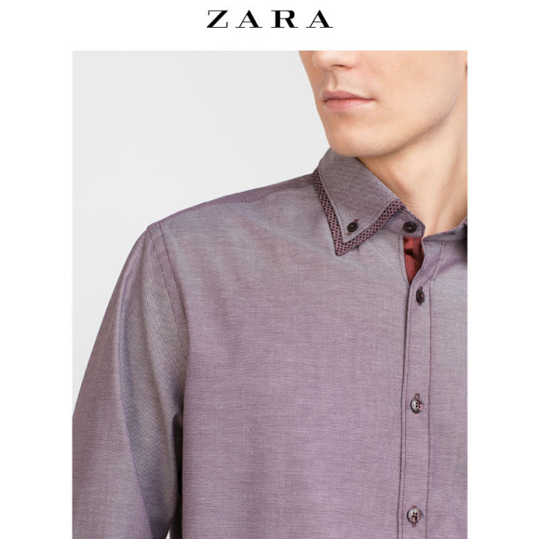 ZARA 男装 双领衬衫 05588300605