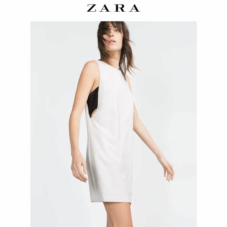 ZARA 女装 短连身裙 04172156250