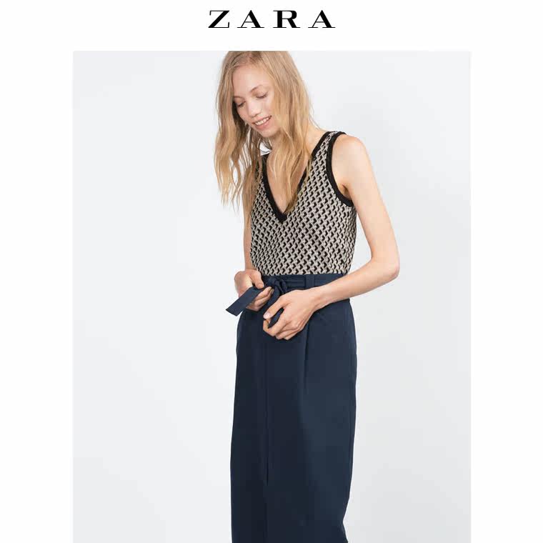 ZARA TRF 女装 开叉长裙  07668439401