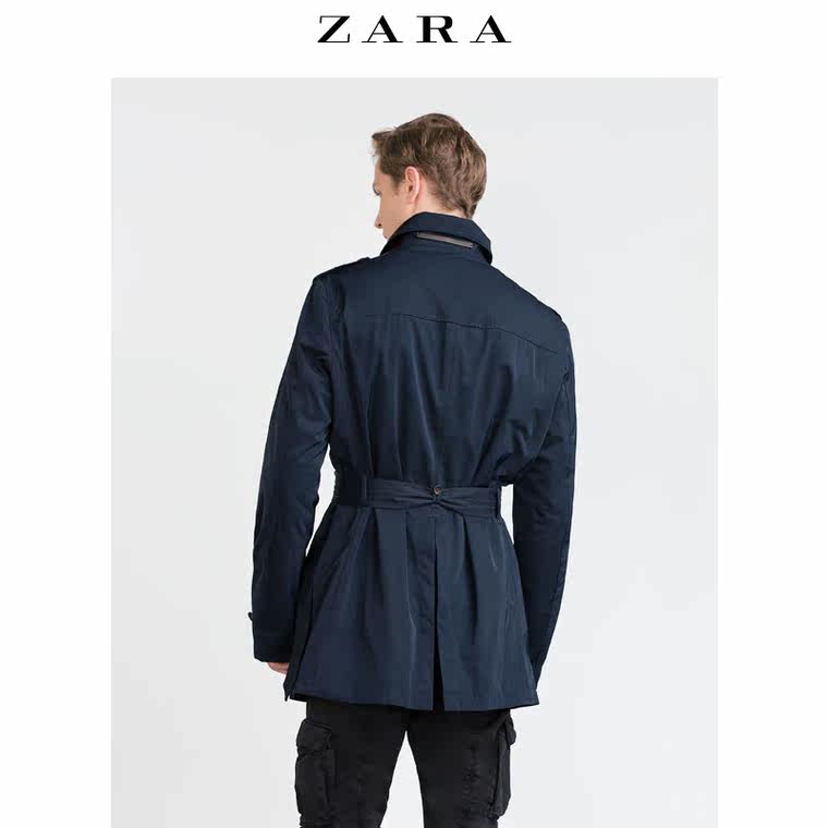 ZARA 男装 双排扣风衣 06107352401