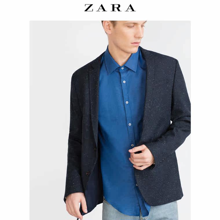 ZARA 男装 纹理衬衫 00072268400