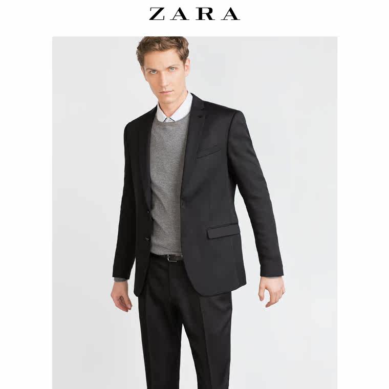 ZARA 男装 纹理西装外套 01564346800