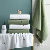 Japans new mens and womens bath towels household cotton water absorption quick-drying non-hair-free couples can be worn and wrapped