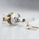 Bathroom Door Locks Toilet Three-Pole Handle Lock Indoor Bathroom Kitchen Toilet Single Tongue Office Hardware Lock Bathroom Door Locks Toilet Three-Pole Handle Lock Indoor Bathroom Kitchen Toilet Single Tongue Office Hardware Lock