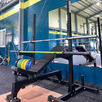 Multi-function split frame type deep squatting frame home sleeper bar rack Weightlifting Fitness Equipment lead up to the top