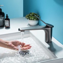 Exit Nordic German gun grey floor pelvic floor pelvis with pull-out tap full copper hot and cold water bath cabinet single conn dragon