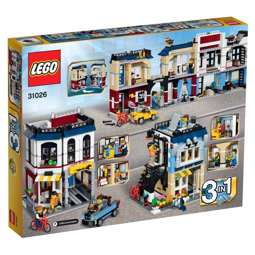 【乐高特卖会】lego 创意百变 31026 单车店与咖啡厅 创意3合1