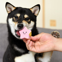 Japanese pet dog dog toy ILOG natural latex soft meteor strawberry scent vocalizing woo flute