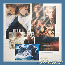 Homemade Titanic poster card movie postcard ins room wall background decorative wall sticker