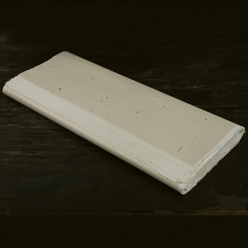 四尺本色楮皮纸构皮纸八分熟皮纸 75乘145国画小楷用纸