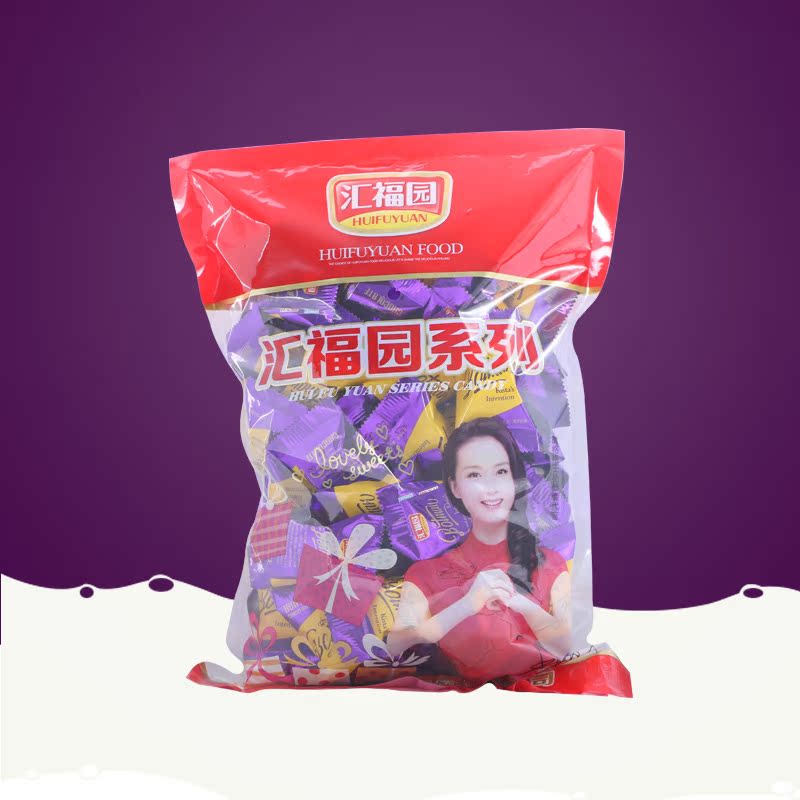 汇福园西斯塔夹心黑巧克力 结婚喜糖散装批发500g（代可可脂）产品展示图4