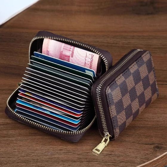 Card bag, female anti demagnetization identification card slot, large capacity driver's license, multiple card slots, card bag, wallet, one piece package, change, driver's license Card bag, female anti demagnetization identification card slot, large capacity driver's license, multiple card slots, card bag, wallet, one piece package, change, driver's license