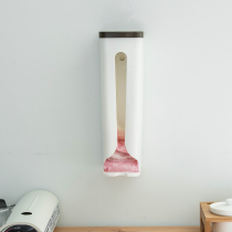 Plastic bag storage box Household wall-mounted kitchen garbage bag extraction box Shopping bag storage and finishing storage box