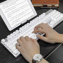 RK Dragon Shield Wireless Keyboard Bluetooth Mechanical Keyboard Three-mode Hot Plug Rechargeable Office White Light Girls Keyboard