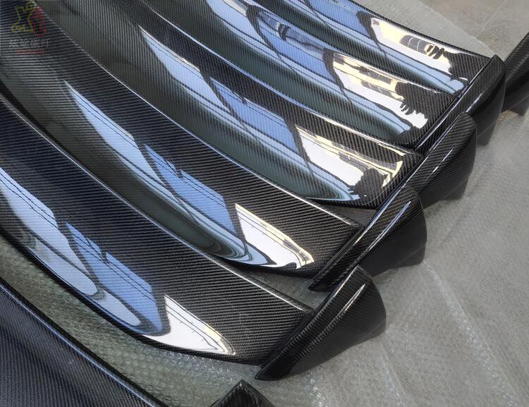 1418高尔夫汽车改装aspec碳纤尾翼gtirline免打孔树脂顶翼侧翼