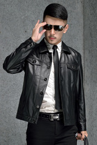 Pizhuang leather leather mens sheep Haining 2021 new leather jacket coat spring thin