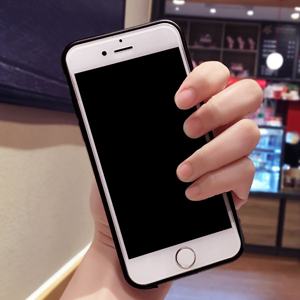 苹果7手机壳韩国山茶花镜子iphone7plus简约女款保护套硅胶防摔新产品展示图1