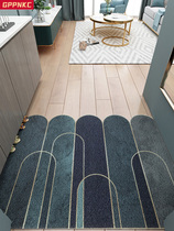 Door-to-door mat modern minimalist Nordic wind in door cushion Home finished product trampled anti-slip mat Sub-cut carpets