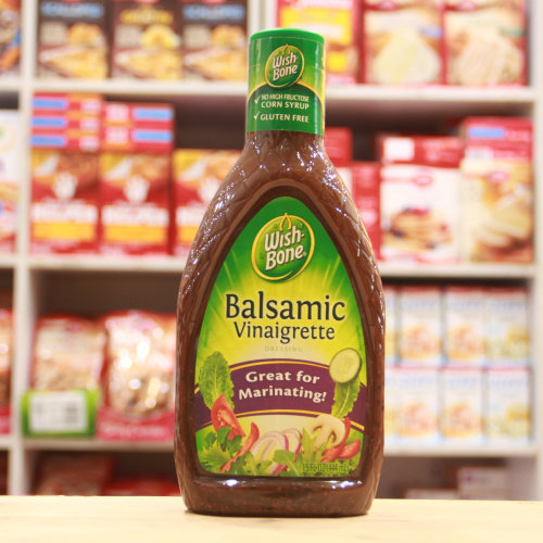 wishbone balsamic vinaigrette dressing 美国进口 黑醋色拉酱
