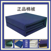 Naval army quilt quilt cotton hot melt cotton warm single folding tofu block student housekeeping system
