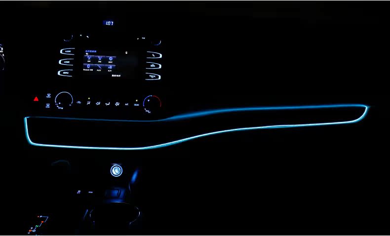 15款全新汉兰达改装氛围灯专用内饰-16汉兰达