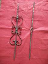 Sanhe Wrought iron forged stair flower bird cage rod Solid stair flower Stair column railing flower Wrought iron flower