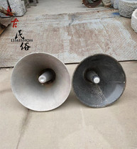 Nostalgic old-fashioned loudspeakers in the 80 s rural school publicity and education tools folk display collection of old objects