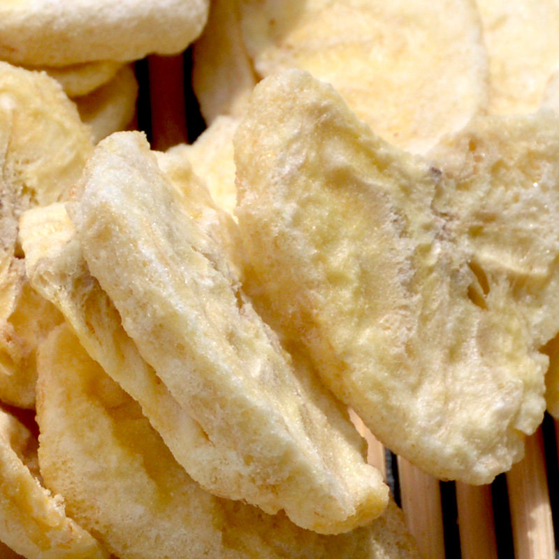 冻干香蕉干banana干非油炸原味香蕉脆片香蕉片干无添加零食批发