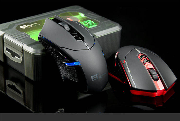 et无线鼠标游戏专用电竞机械无限电池款大鼠标加重台式笔记本办公家用