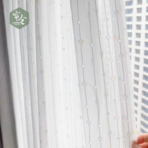 Curtain warehouse New Japanese imported gauze rainbow candy bubble cover like childrens room cute window screen high temperature memory stereotype