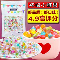 Net red Colorful thousand paper crane candy Bulk small snacks Fruit sugar Multi-taste mixed taste hard candy Small sour sugar