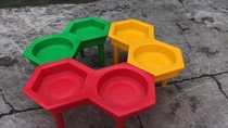 Educational plastic sand table childrens toy table game table building block table space sand water table kindergarten multi-function
