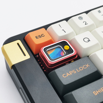 M7 TV DIY custom detachable frame mechanical keyboard special aluminum alloy metal personalized TAB key cap