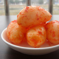 Anhui specialty farm homemade pickled radish head Spicy and sour radish head pickled radish jujube super rice 500 grams