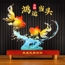 Hongyun When Head New Chinese Creative Creative Pendulum Home Decoration Living Room Xuanguan Office Decoration Pendulum Qiao relocating Gift