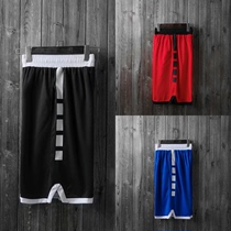 Elite men's basketball sports pants street basketball shorts loose plus size shorts half pants overknee pants