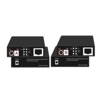 1000M All-one thousand trillion single-mode single-fiber 20km optical fiber transceiver photoelectric switch monitoring external power supply module