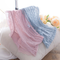 Pats 2 panties women French foam lace jacquard breathable not stuffy heat medium low waist hip breifs