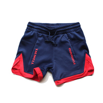 Fashion sports shorts mens summer quick-drying breathable three-point pants pocket zipper tide casual running training fitness pants