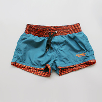 seobean sexy low-waisted beach pants boxer swimming trunks quick-drying loose wide waist seaside mens sports three-point shorts