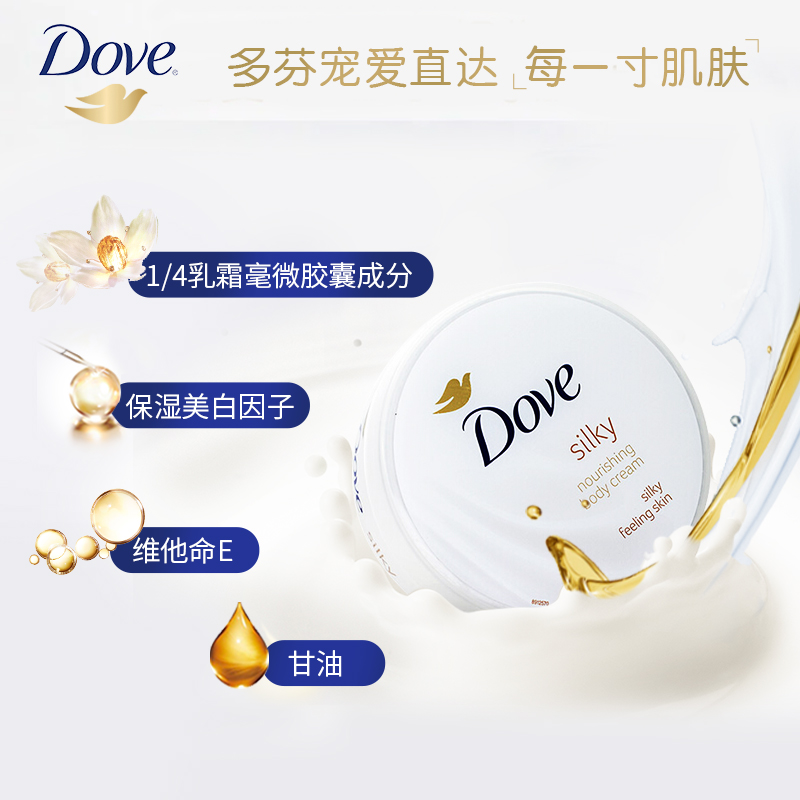 德国原装多芬Dove保湿滋润身体乳/润肤乳300ml*2全身补水正品-tmall.hk天猫国际产品展示图4