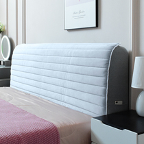 Thickened universal universal bedside cover European soft package All-inclusive curved 2020 wooden bedside cover 2021 new