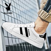 Flowers Playboy Boy Spring Summer 2021 Soft Bottom Net Face New Small White Tide Shoe Trend 100 Hitch Casual Seashells Headboard Shoes