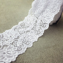 13 cm wide black white elastic three-dimensional lace garment skirt accessories decorative 7 8 yuan a meter