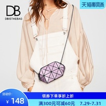 Euro Db spring and summer new shoulder womens bag fashion trend geometric water drop messenger bag chain mini bag