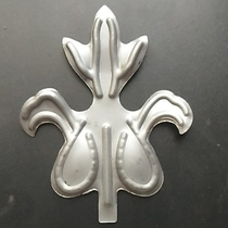 Wrought iron stamping leaf Apple leaf iron accessories iron flower accessories stair fence flower leaf