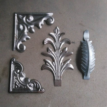 Iron Art Accessories Gate Accessories Corner Flower Rims Corner Flowers Triangle Flower Leaf Iron Gate Material