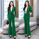 Suit suit female spring and autumn style Korean version high-end fashion professional wear temperament goddess fan high-end suit two-piece suit Suit suit female spring and autumn style Korean version high-end fashion professional wear temperament goddess fan high-end suit two-piece suit