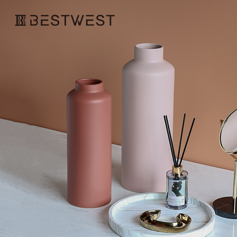 BEST WEST light key-2 luxury furnishing articles sitting room put ceramic vase vase sample room soft adornment desktop originality